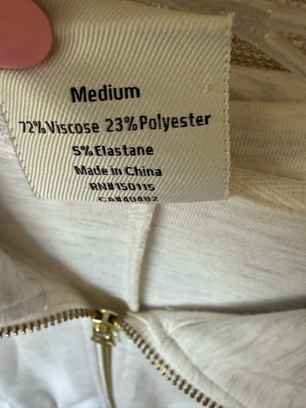 VARLEY Caldwell Half-Zip Romper Gold Zip Playsuit, M, EUC - Picture 10 of 10